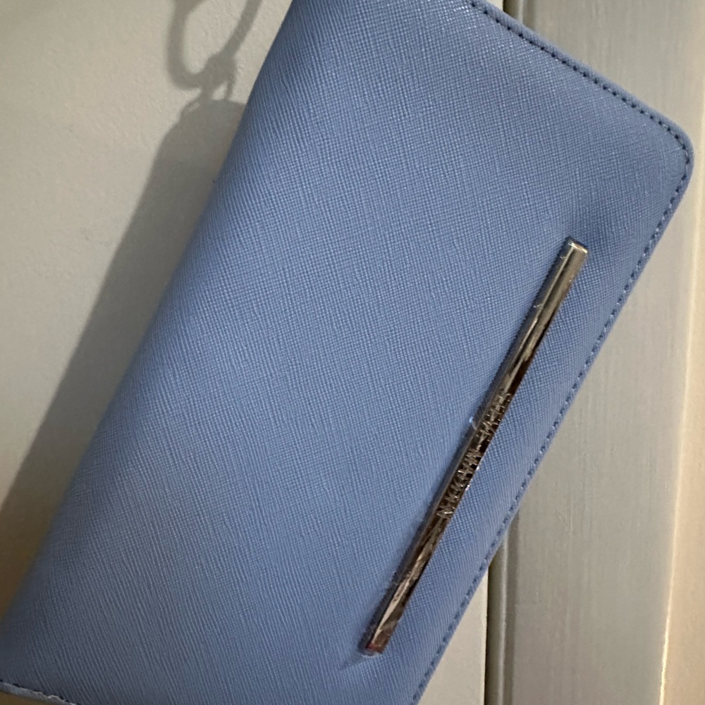 Steve Madden Sky Blue Wallet with Strap